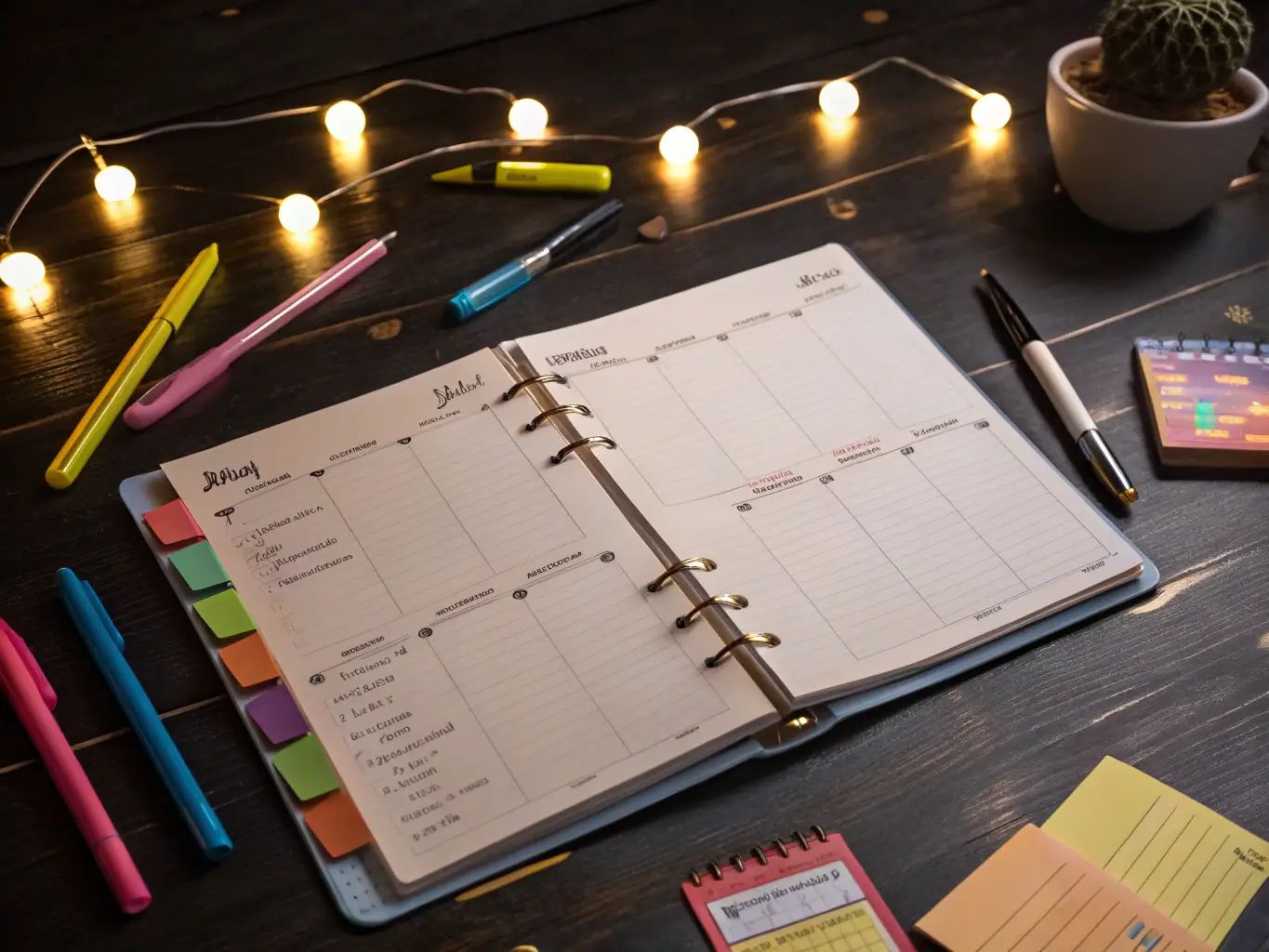 A photo showcasing a detailed event planning timeline with key milestones and deadlines, set against a backdrop of event planning tools and resources.